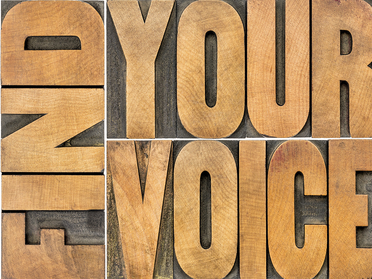 Find Your Voice - Keep the brand identity consistent